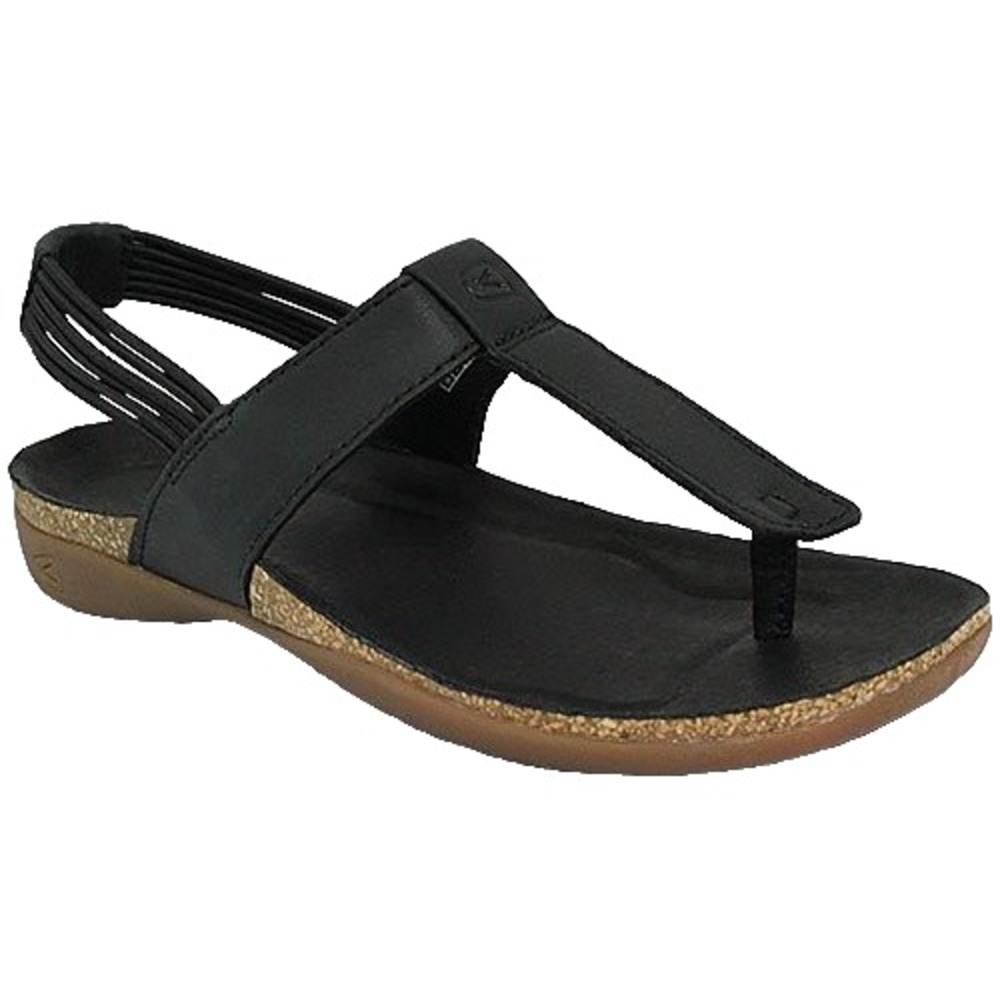 Keen Dauntless Posted T-Strap Sandals Magnet Black Womens 8 UK 5.5 EU 38.5